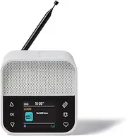 Lexon Oslo Dab and Fm Alarm Clock Radio/Bluetooth Speaker/Wireless Charger, White