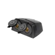 NARVA Double Merit Socket Surface Mount 4WD Caravan Heavy Duty 81162BL