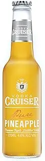 Vodka Cruiser Pure Pineapple, Refreshing Flavoured Pre-Mixed Vodka Drink, 4.6% ABV, 275mL (Case of 24 Bottles)