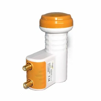 Ultra High Gain 0.1dB With PLL Crystal Twin Satellite LNB 2 Output Pack Of 10