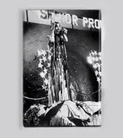 CARRIE (1976) / BLACK & WHITE - 2"x3" POSTER MAGNET horror vhs prom stephen king