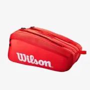 Wilson Super Tour 15-Pack Red Bag Tennis Bag