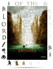 CRAFTHUB Lord of The Rings Puzzle – The Gates of Argonath – Wooden Jigsaw Puzzle