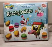 New! SpongeBob Krabby Patty Advent Calendar 24 Day Christmas Countdown Treats