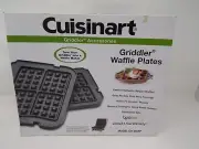 NIB-Cuisinart GR-WAFP Griddler/Griddler Gourmet Waffle Plates/Belgian Waffles