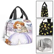 c384 Sofia Princess Children Lunch Bags Kids School Insulated Lunch Bag Portable Cooler Tote Food tbd384