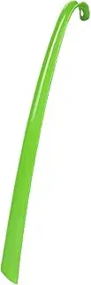 [Generic] Shoe Horn Long Handle, Shoe Horn, Long Plàstic Shoe Horn with Curved Handle for Men & Women, Long Handled Shoe Puller Ensuring a Comfortable Fit Without Jamming Feet, Green, Refer to description