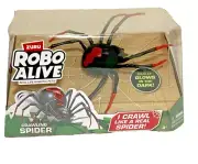 Zuru Robo Alive Crawling Spider Crawls Like a Real Spider! Glows in Dark - New