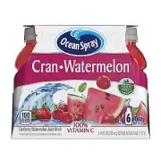 Ocean Spray® Cran-Watermelon™ Cranberry Watermelon Juice Drinks 10 Fl Oz Bott...