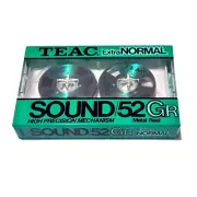 TEAC Sound 52 Green R2R Normal Position Type I Blank Audio Cassette Japan 1984