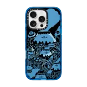 iPhone 16 Pro Impact Case MagSafe Compatible Black Mirror City