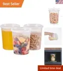 Versatile 240-Pack Microwave & Freezer Safe Containers - Ideal for Meal Prep