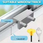 Sliding Window Lock with Key - Childproof Security, Easy Install, 4 Pack