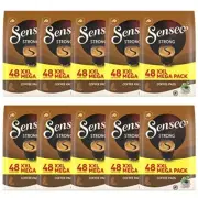 Strong Dark Roast Coffee Pods, 48 Count (Pack of 10) - Single Serve Coffee Po...