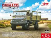 Unimog S 404 German military vehicle (Plastic model kit) 1/35 ICM 35135