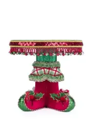 Katherine's Collection 10.75” Elf Boots Cake Platter 28-428347