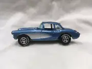 Johnny Lightning 1957 Corvette Roadster w/ OPENING HOOD & GOODYEAR Tires!