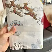 Pottery Barn Holiday PILLOWCASE KING ELF village Deer Christmas Disney SET 2 !