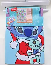 Disney Santa StitchChristmas Tree Shower Curtain - NEW