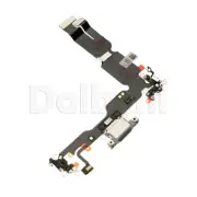 OEM Charging Port Charger Dock Mic Flex Cable For iPhone 15+ Plus White