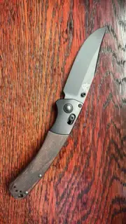 New In Box! BENCHMADE Custom Crooked River Blue Class Knife MADE IN USA