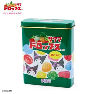 小禮堂 酷洛米 方形馬口鐵盒 (サクマ製菓) 4550337-795095