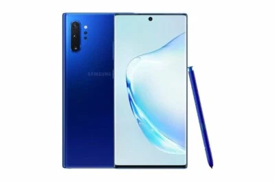 Samsung Galaxy Note 10+ Plus 5G N976 Blue 6.8" 12G/256GB Phone By FedEx