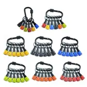 6Pcs Bit Holder Gadgets Drill Bit Holder 1/4 Drill Bit Holder Keychains