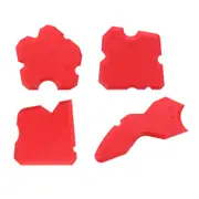 4Pcs Caulking Tool Joint Sealant Glass Glue Scraper Floor Scrapers Grout Spreader