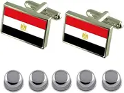 [Select Gifts] Shirt Dress Studs Egypt Flag Cufflinks