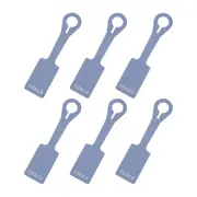 6x Tosca Silicone Travel Luggage Suitcase Name/Address Tag Accessory Lavender
