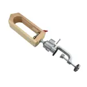 NEW Turnable Hand-Stitched Wooden Clamp Leather Sewing Tools Leather Craft Tools