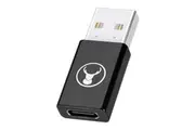 Bonelk USB-A Male To Female USB-C 3.0 Port Compact Adapter For PC Laptop Black