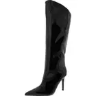 Steve Madden Womens Sarina Patent Pointed Toe Knee-High Boots Shoes BHFO 5569