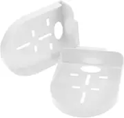 DOITOOL Baby Monitor Shelf Wall Mount Camera Bracket 2pcs Round Floating Shelf No Drilling Multiple Use Cases