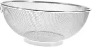 1pc Rice Basket Colanders Sieve Inside Slicer Lettuce Sink Bowl Washing up Bowl Buckets Vegetables Kitchen Filter Basket The Fruits Kitchen Strainer Colander Stainless Steel Silver
