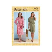 Butterick Sewing Pattern B6723 R10557 Misses Dress Size XS-MED UNCUT