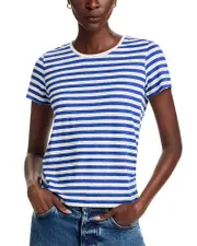 Majestic Filatures Striped Short Sleeve Tee 3
