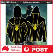 Spider-Man Anti-Ock Suit Cosplay Hoodie Super Hero Spiderman Hooded Sweatshirts
