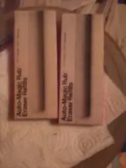 FABER CASTELL AUTO-MAGIC RUB ERASER REFILLS 4.5 INCH LENGTH .295 DIAMETER