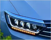 Headlight Assembly Compatible with VW Passat B8 Full LED Light Source LED Sequential Turn Signal A Touch Of Blue
