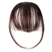 2Pcs Clip in Hair Bangs Fringe Extensions Synthetic Fiber Hairpiece for Women Girl