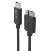 Black Orico LCU-10 Type-C to USB3.0 Cable Fast Data Sync Charging for Smartphone