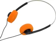 Retro Foam Pad On Ear Wired Lightweight Headphones Single 3.5mm Wire Plug 90s 80s Style Vintage Adjustable Headband Stereo