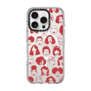 iPhone 16 Pro Clear Case MagSafe Compatible Women by Agathe Marty