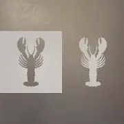 Lobster Plastic Mylar Stencil Airbrush Painting Art Supplies