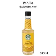 Starbucks VANILLA Flavored Syrup Beverage for Mix Drinks Enhance Taste 375ml.