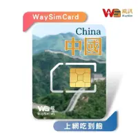 在飛比找momo購物網優惠-【威訊WaySim】中國 4G高速 吃到飽網卡 7天(旅遊網