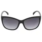 Calvin Klein Dark Grey Gradient Lens Black Sunglasses