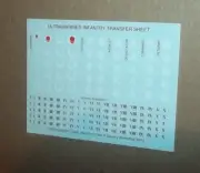 Warhammer 40k Ultramarines Infantry Transfer Sheet 2014